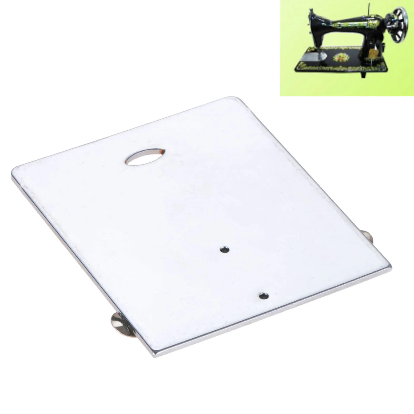 Placa deslizante para máquina de coser Industrial, pieza de Metal de una sola aguja, 64x54mm, apto para Singer 20U, Zig Zag, Brother Consew, 1 unidad