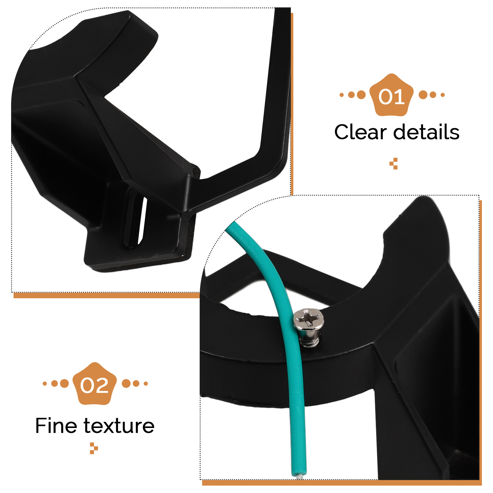 Ceiling Fan Canopy Replacement Accessories Hanging Bracket Support Parts Iron Brackets