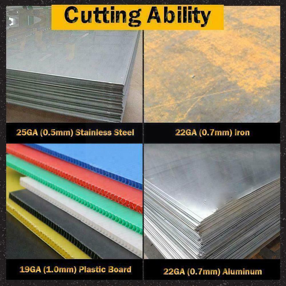 Fast Portable Metal Plate Cutter Sheet Metal Cutting Structure Slip Sturdy Handle Cutter With Protective Metal Tool Ergonom L6Z9