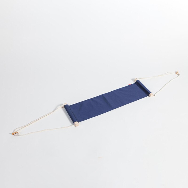 Hamaca para pies sencilla y creativa, reposapiés informal para escritorio, silla colgante, muebles, columpio: Azul
