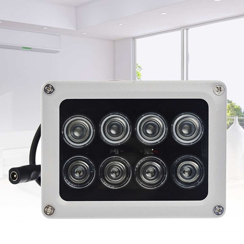 8 LEDs Illuminator Light IR Infrared Night Vision Lamp for CCTV Security Cameras