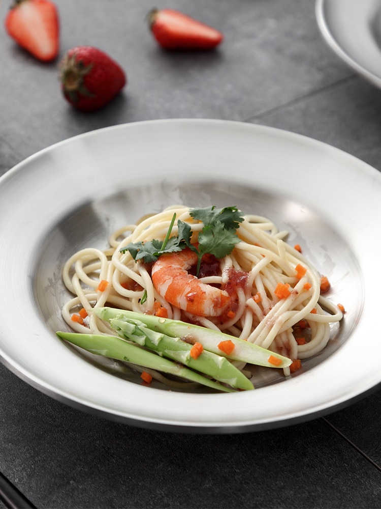 Deepen 304 Stainless Steel Plate Double Insulated Stainless Steel Plate Restaurant Dinner Plates