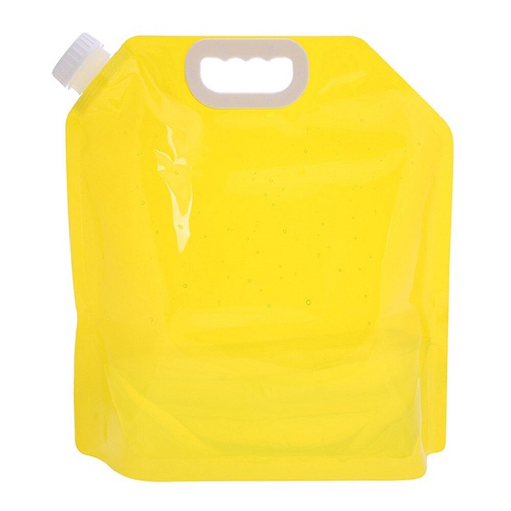 5L PE Water Container Bag Water Bag Tank Portable Folding Water Storage Bag For Camping Hiking Survival Hydration Storage