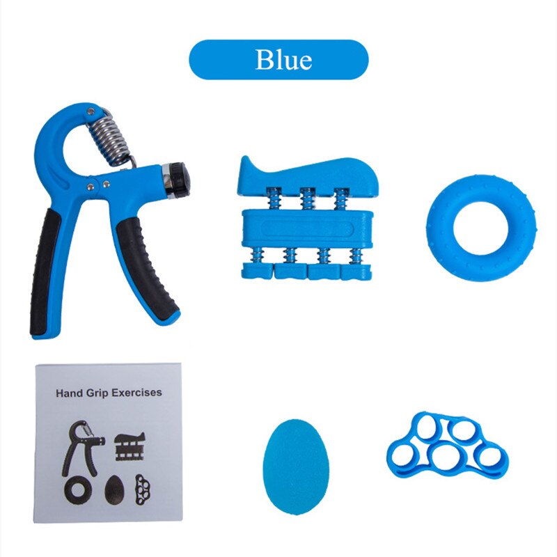 Adjustable Heavy Hand Strength Expander Wrist Training Increase Strength Spring Finger Pinch Power Trainer Hand Exercise: Blue