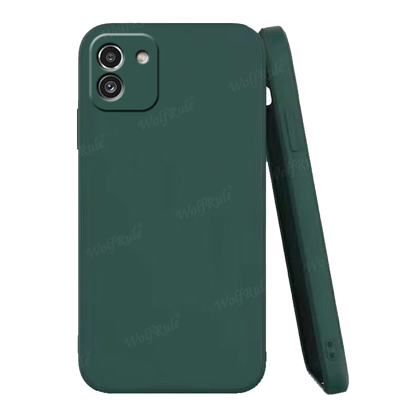 For Cover Samsung Galaxy A03 Case For Samsung A03 Capas ShockProof Phone Bumper TPU Soft Cover For Samsung A03 Core A 03 Fundas: For Samsung A03 / Black Green