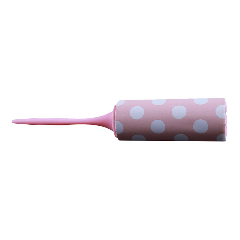 Rouleau collant vêtements coton velours manteau animal de compagnie peluches cheveux canapé dépoussiéreur nettoyage brosse outil accessoires: Pink