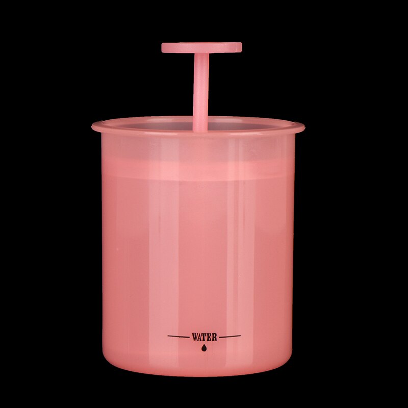 1PC Foam Cleansing Remover Tool Quick Facial Cleanser Shower Shampoo Foam Generator Foam Machine Foamer Cleaning Tool: Pink