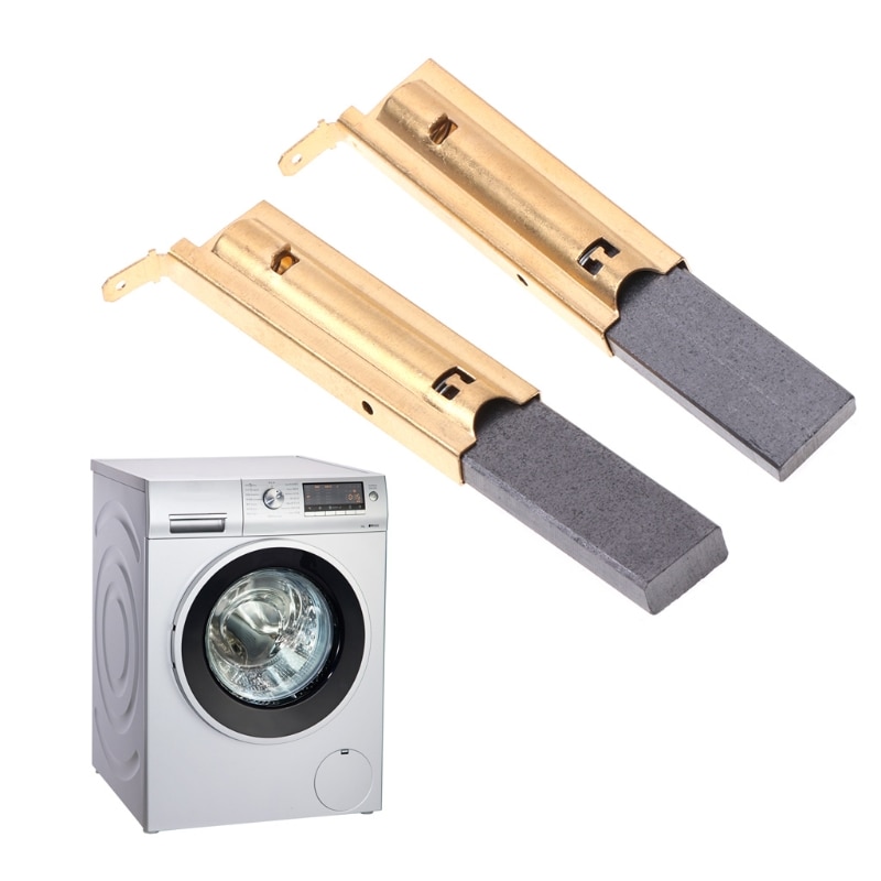 2 st / set tvättmaskin motor kolinsatser borstar  l94 mf 7 för siemens 5 x 13.5