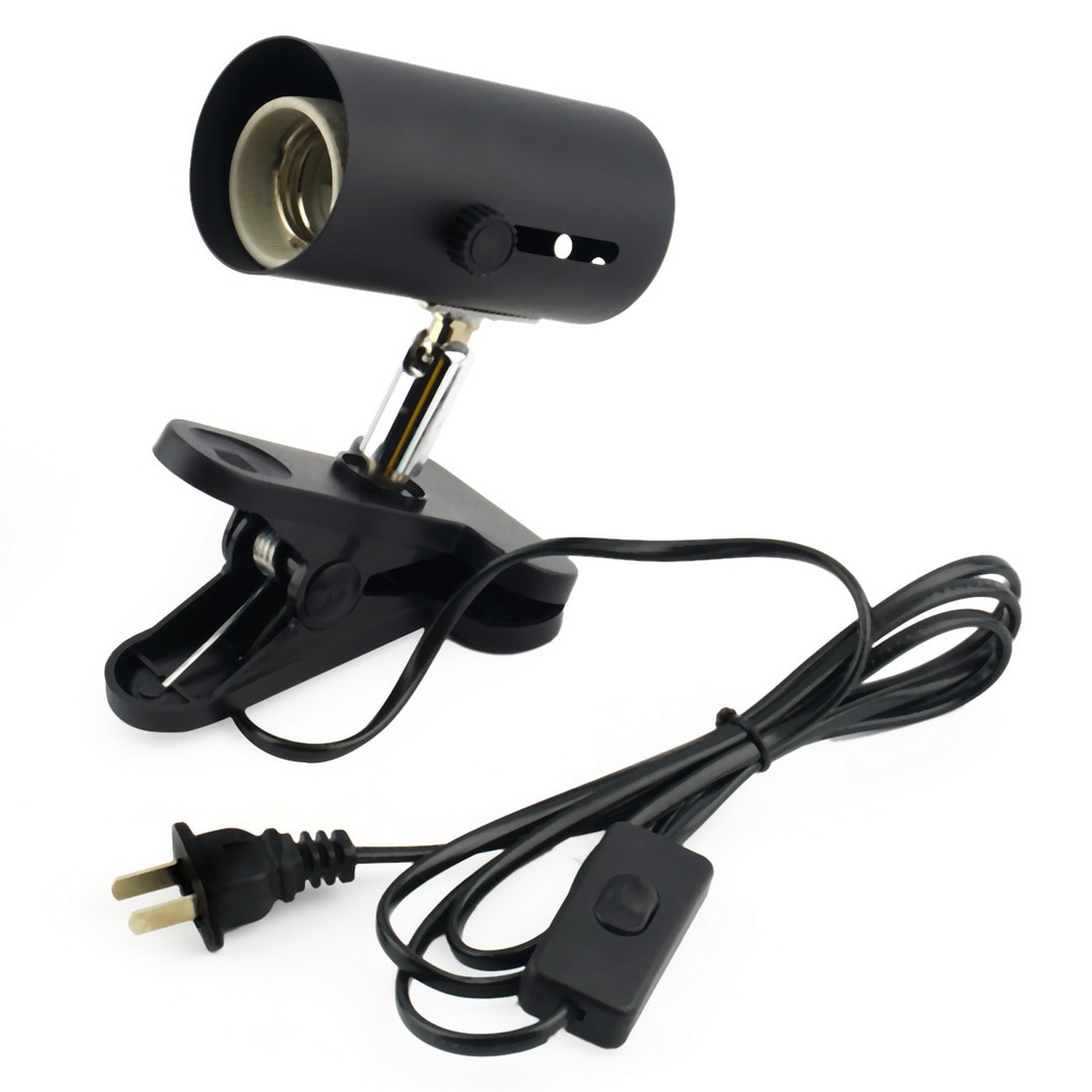 OCDAY Aquarium Reptile Light Holder Clamp Ceramic Infrared Emitter Heat Lamp Stand