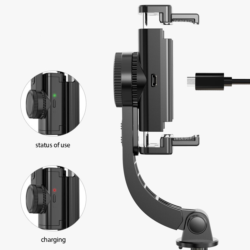 Faltbare Stabilisator mit Bluetooth Drahtlose Fernbedienung, 360 grad Drehung, Tragbare Versenkbare Selfie Stock Stativ