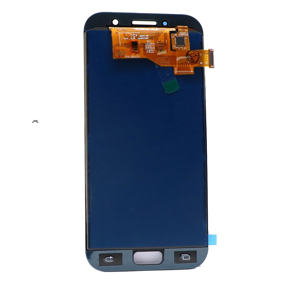 Pantalla LCD para Samsung Galaxy A5 , A520F, SM-A520F, A520, montaje de digitalizador con abrillantadores ajustables con marco