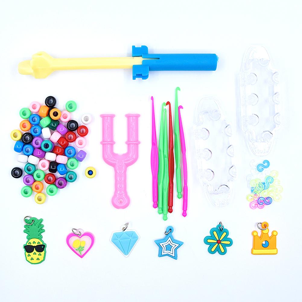 Kit de bandas de goma para el telar, juego de bandas de goma para hacer pulseras, Kits de herramientas para niños y adultos, manualidades DIY