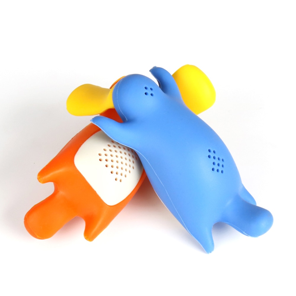 1Pcs Vogelbekdier Thee-ei Losse Blad Nuttig Siliconen Theezeefje Thee Diffuser Accessoires Keuken Gadgets Filter: Default Title