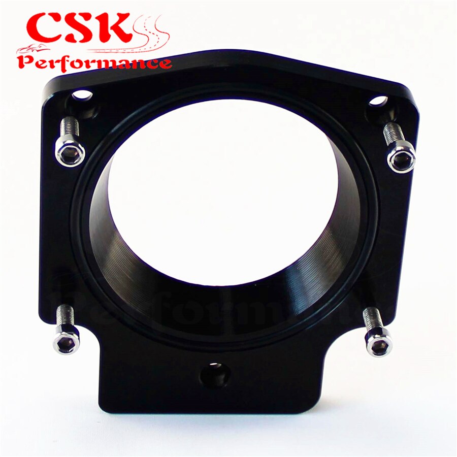 Til 92mm gasspjældhus passer til gm gen iii  ls1 ls2 ls6 lsx  ls4 manifold adapterplade bk