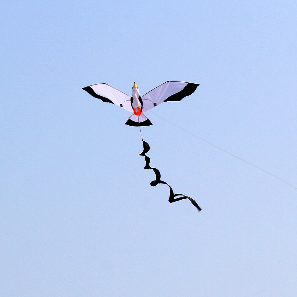 3D Enkele Lijn Seagull Vliegers Sport Strand Met Kite Handvat En String Makkelijk Te Vliegen