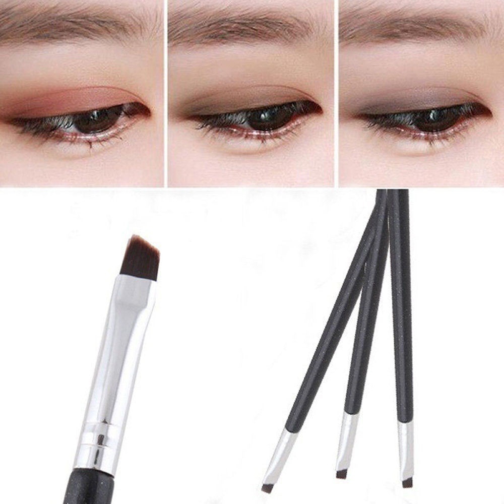 1 pc makeup værktøj lille blød fiber skrå øjenbryn børste kosmetisk bryn børste kosmetisk tilbehør holdbart