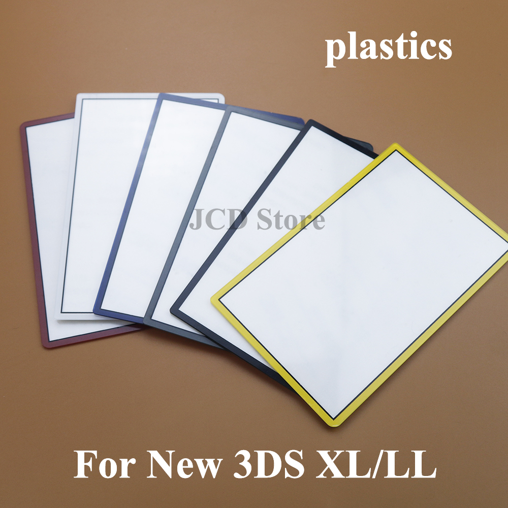 1 Piece Replacement Upper Upper Front Top Screen Frame Lens Cover LCD Screen For 3DS XL LL 3DSXL 3DSLL Plastic & Glass Lens