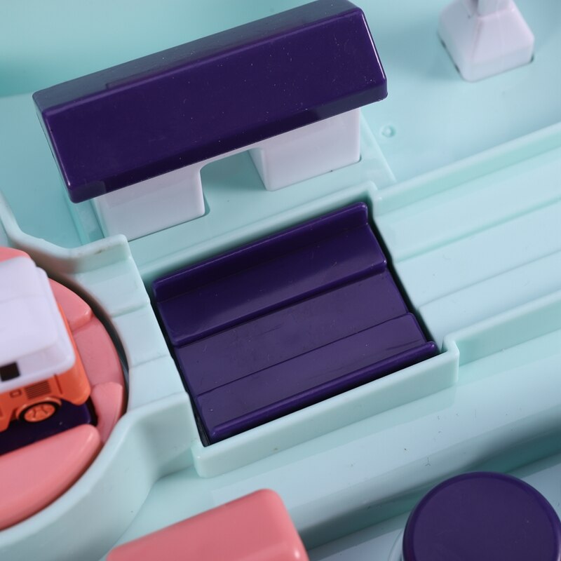 Bildung Triebwagen Spielzeug Umweltfreundliche Baby Abenteuer Spielzeug Auto Macaron Farbe Tabelle Spiele Junge und Mädchen Puzzle Spielzeug
