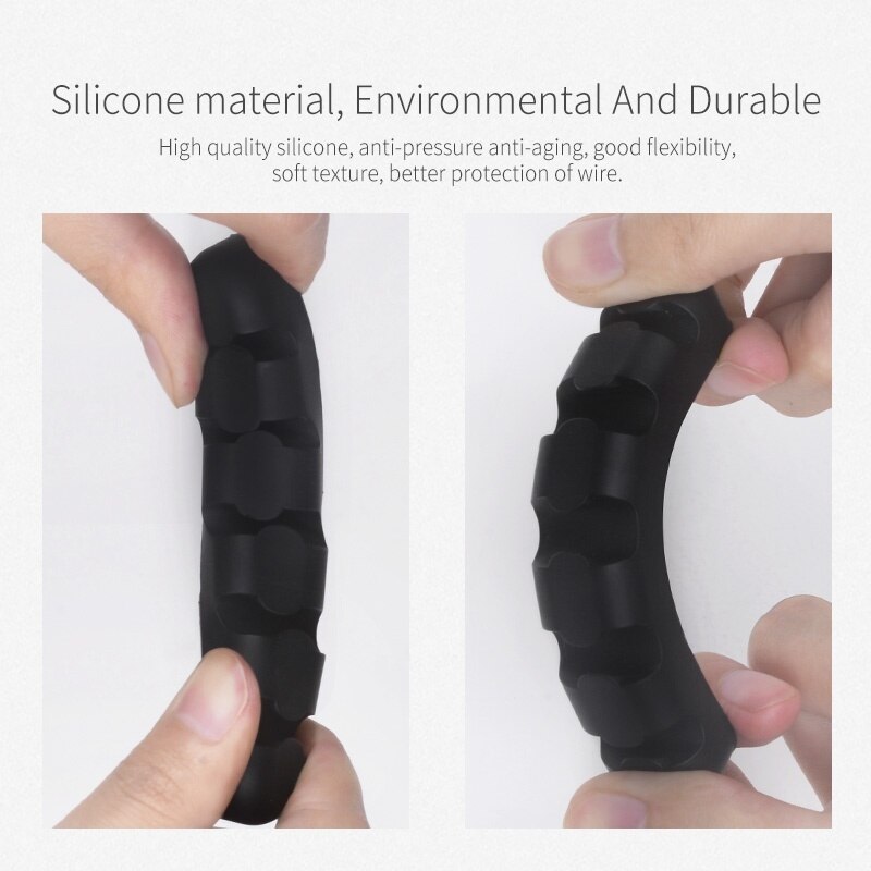 Silicone Phone Cable Holder Organizer Tidy Universal Home Desk Management Storage USB Data Charge Organiser Manager For Office