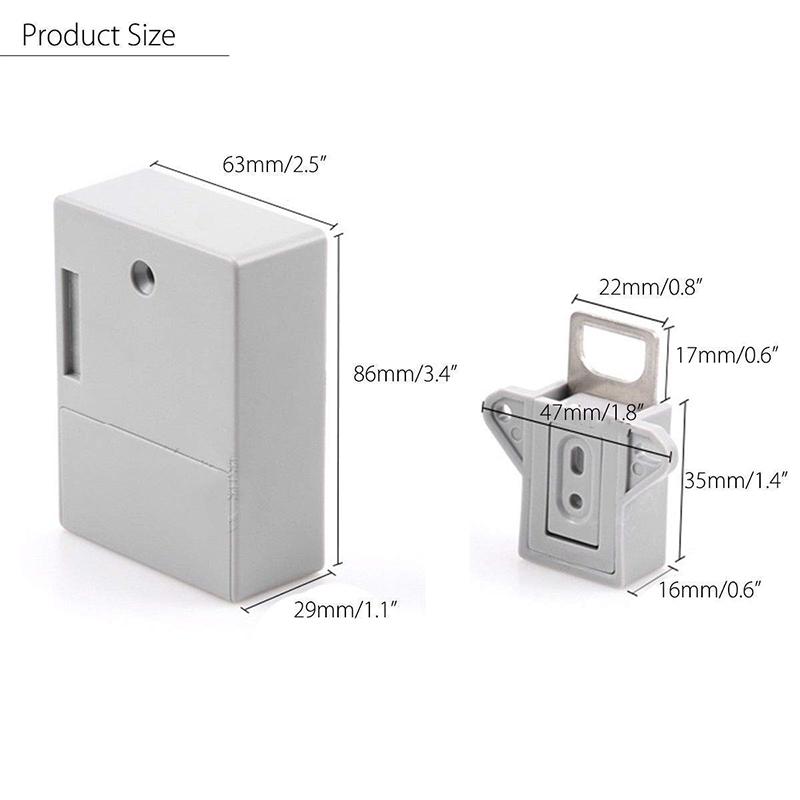 Intelligente Elektrische Inductie Deurslot Batterij Operated RFID Kabinet Lock Meubels Lock Ladeblokkering Met RFID Sleutel