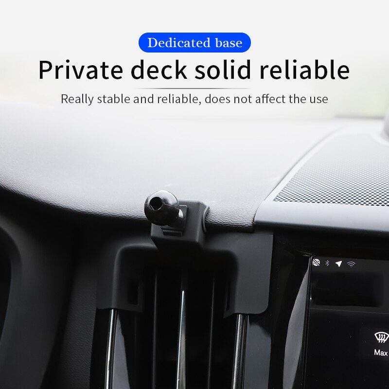 Soporte de teléfono móvil para coche, accesorio Interior de navegación por gravedad, GPS, para VOLVO XC60, XC40, XC90