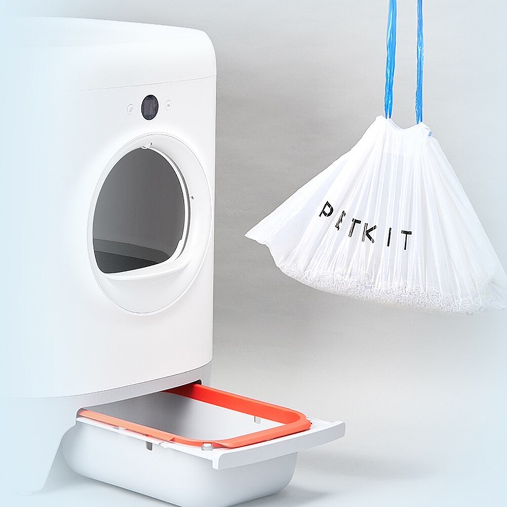 Petkit pooppose til automatisk selvrensende kat toiletbakke boks 2 rulleposer med håndtag håndfri snavset til kattebakke pande