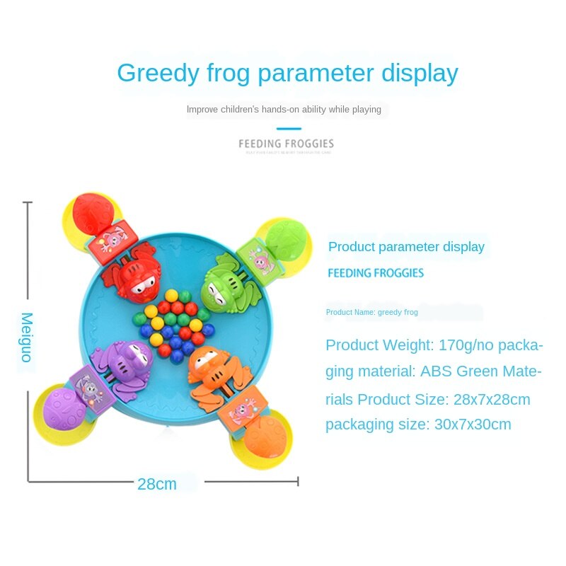 Voeden Kikkers, Eten Bonen, Slikken Bonen, Eten Kralen, Hersenen, Puzzel Desktop, ouder-kind Spelletjes, Kinderen Speelgoed