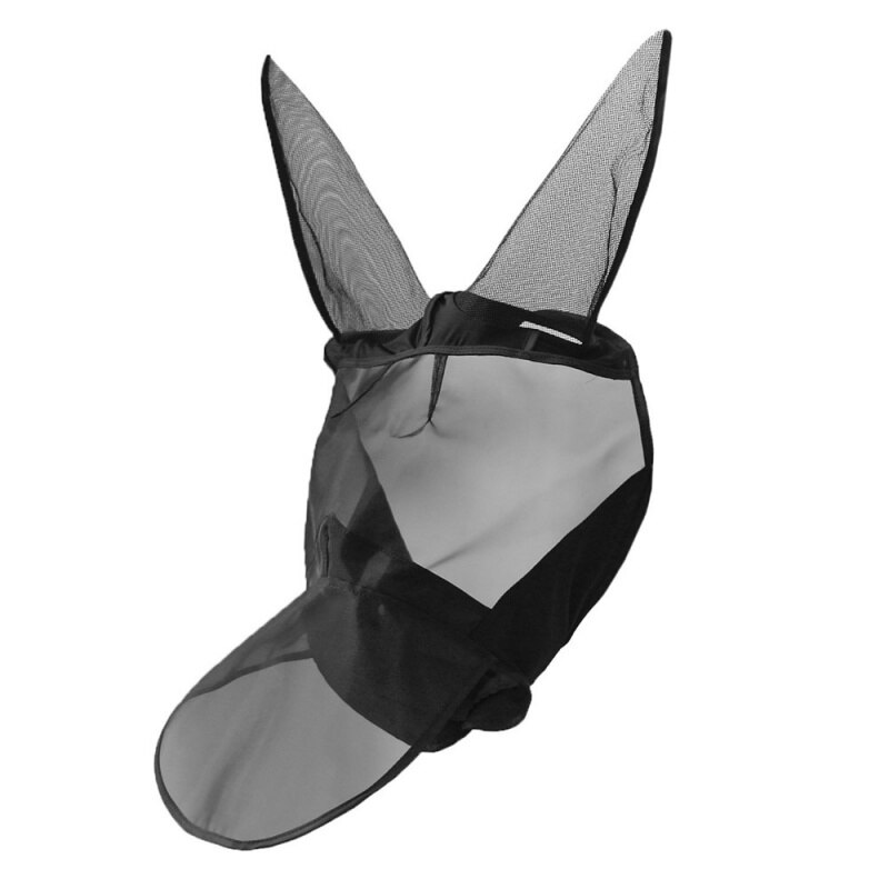 Anti-Muggen Paard Masker Paard Masker Paardensport Comfort Vliegende Ademend Levert Paard Masker Comfortabele Verwijderbare Mesh