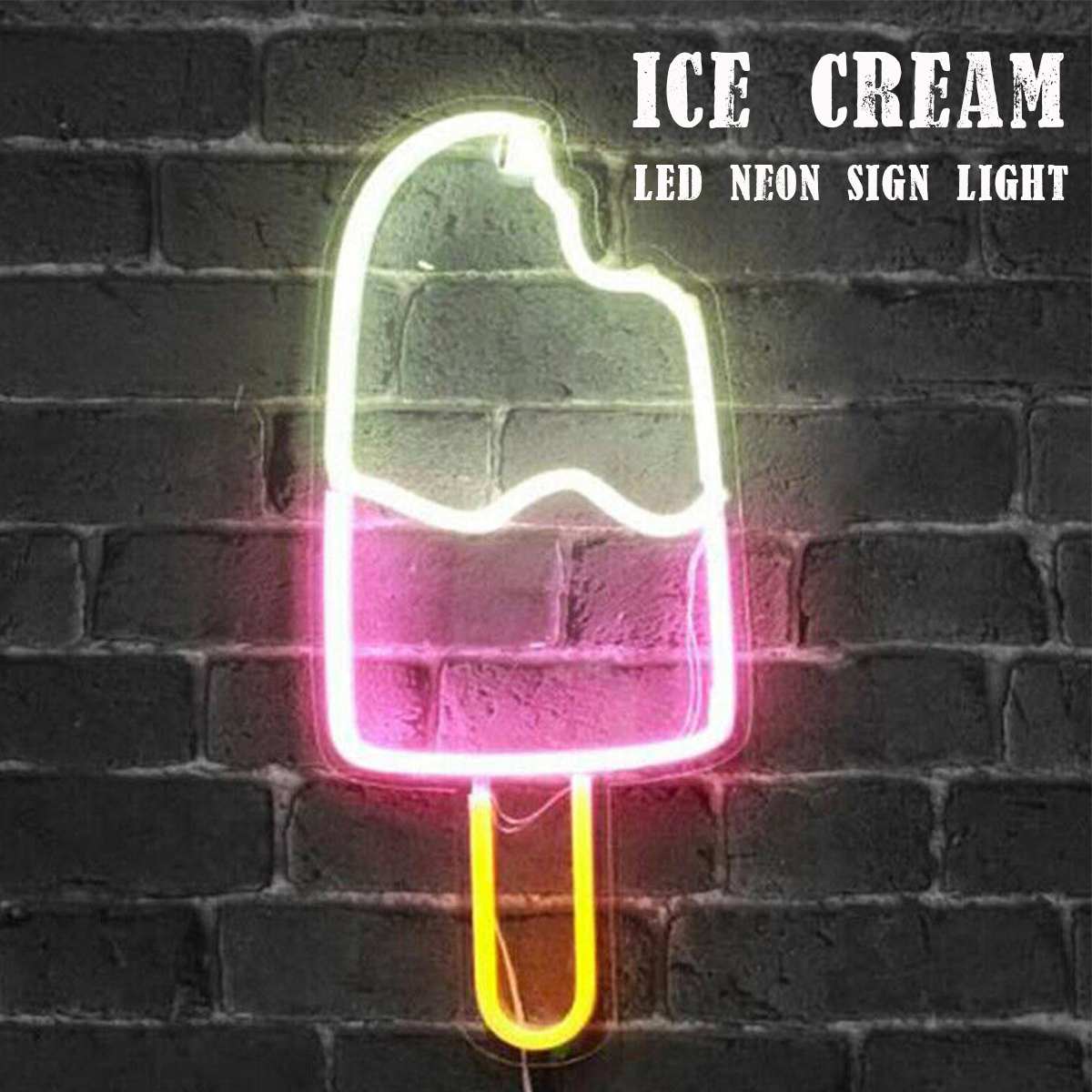 Neon lampor led neon skylt ljus julgran glass neon lampa för öl bar hem fest sovrum dekoration jul