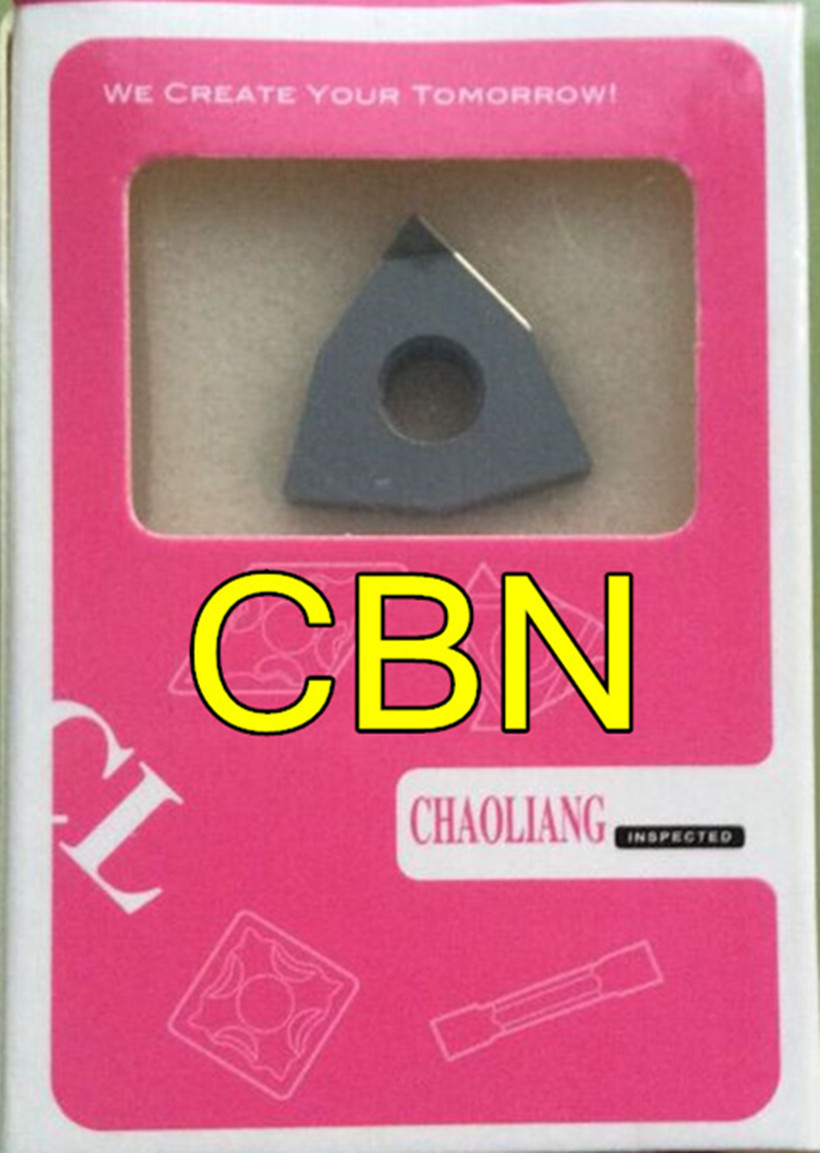 WNMG080404/08 2pcs CBN Cubic boron nitride blade Hoge hardheid carbide insert Verwerking hard staal