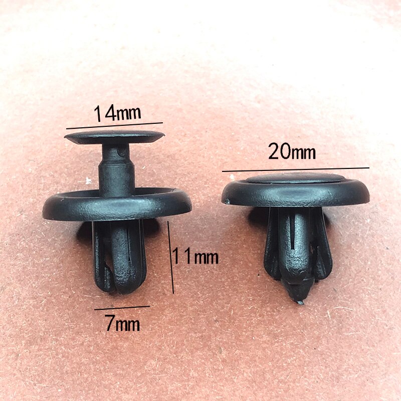 50x til toyota camry corolla matrix prius rav 4 lexus  rx450 gx470 motor under dæksel clips tryk type holder fastener 90467-07201