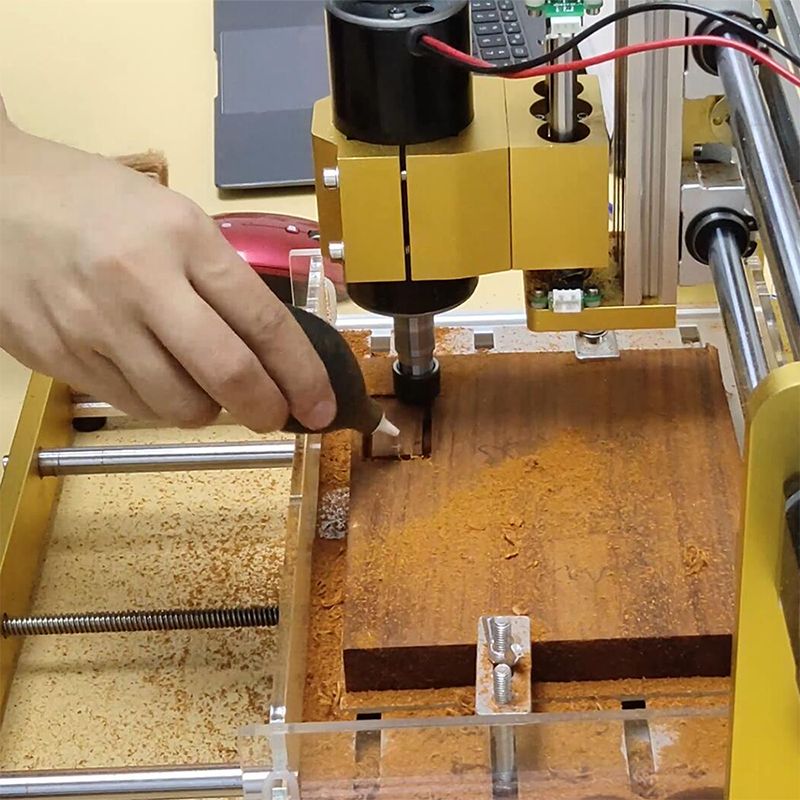 Módulo de eje Z CNC 3018, accesorio de máquina de grabado de mesa deslizante de aluminio, agujero de husillo de Motor paso a paso Nema17/52 42/57, 52mm