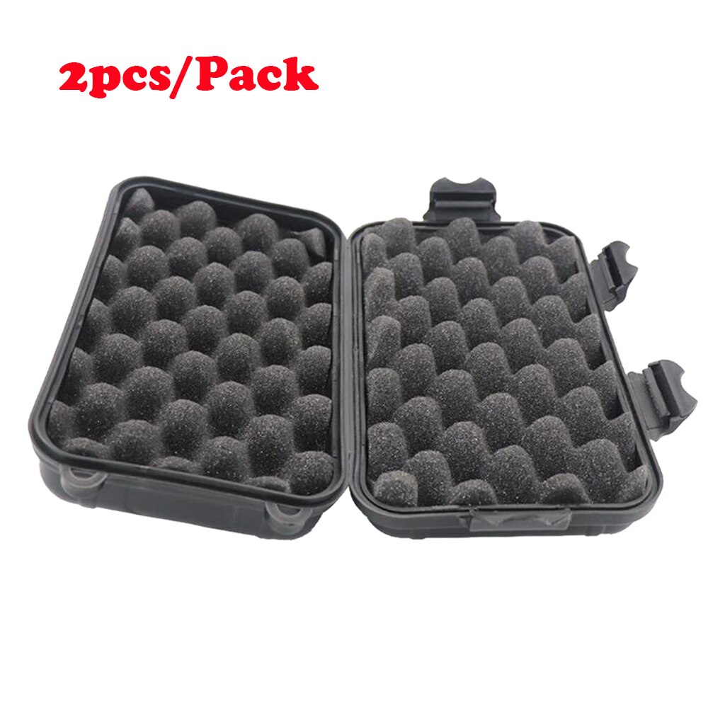 2x Outdoor Survival Box Camping Fishing Airtight Storage Case Holder Container