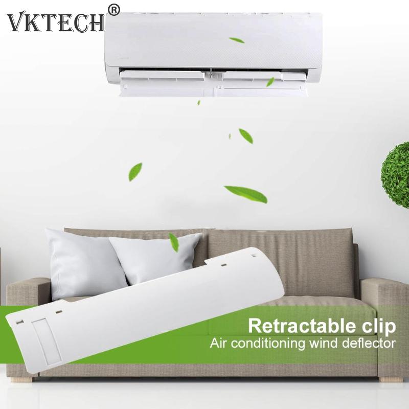 Adjustable Air Conditioner Cover Windshield Air Conditioning Baffle Shield Wind Guide Anti Direct Wind Shield