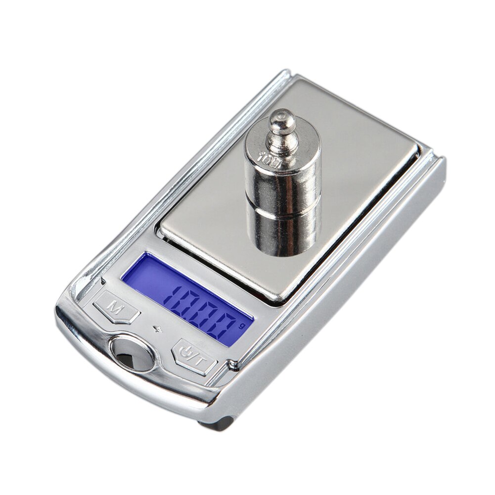 100g/0.01g Mini Portable Jewelry Electronic Scale Balance Car Key Ring Keychain