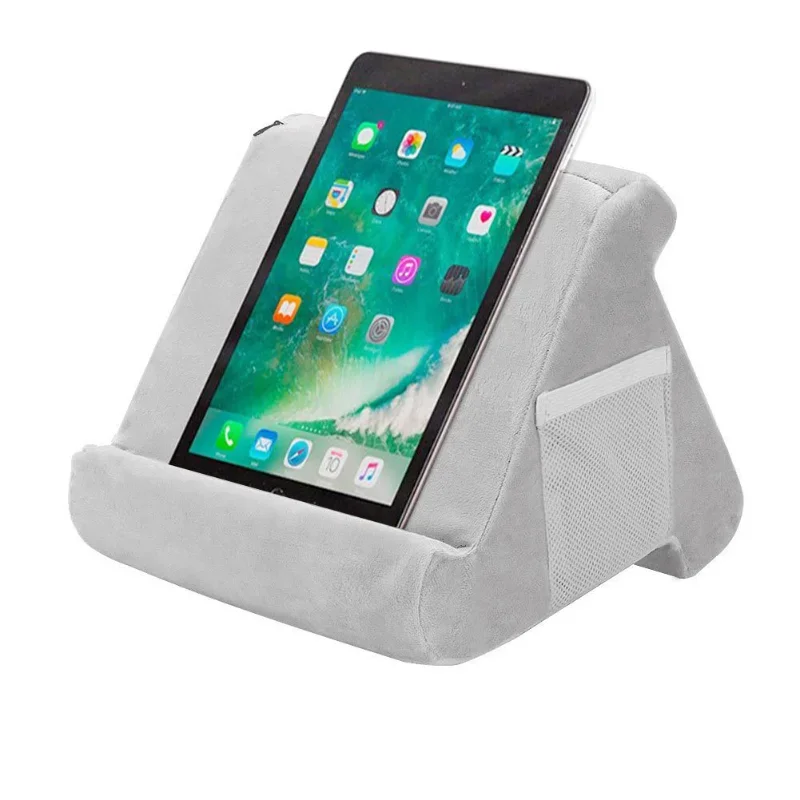 Multi-angle Soft Pillow Stand Holder Lazy Lap Stand for iPad Smartphone Tablet eReader Books Magazines Bracket Holder