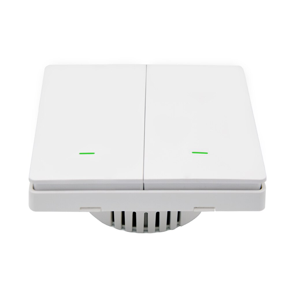 EJLINK 2 Gang Tuya Smart Switch Wifi Remote APP Voice Control works with Alexa, Google Home Intelligent Wall Light Switch