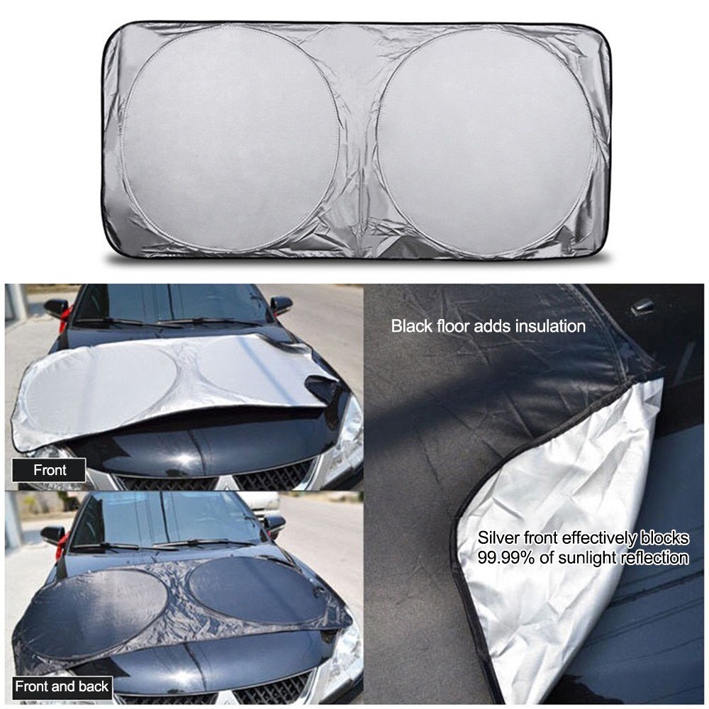 150X70CM Car Windshield Sun Shade Sunshade Visor Front Window SUV Van Auto Vehicle Shield Reflector Blocking Screen Cover for