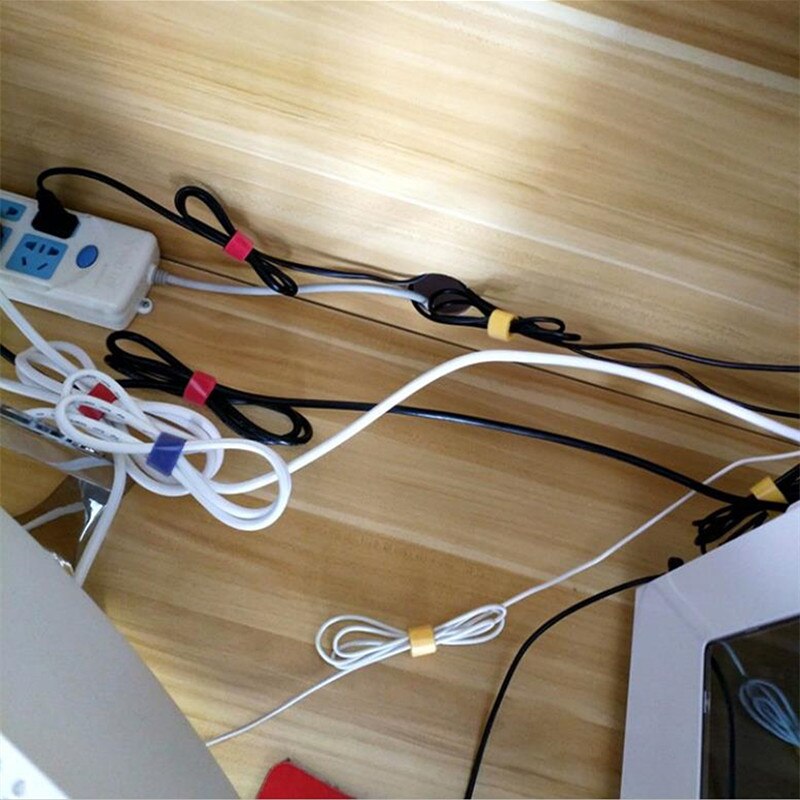 7PCS Magic Tape the hooks adhesive nylon sticker hook and loop Velcro fastener without Glue for sew Ties Curtain Fastener