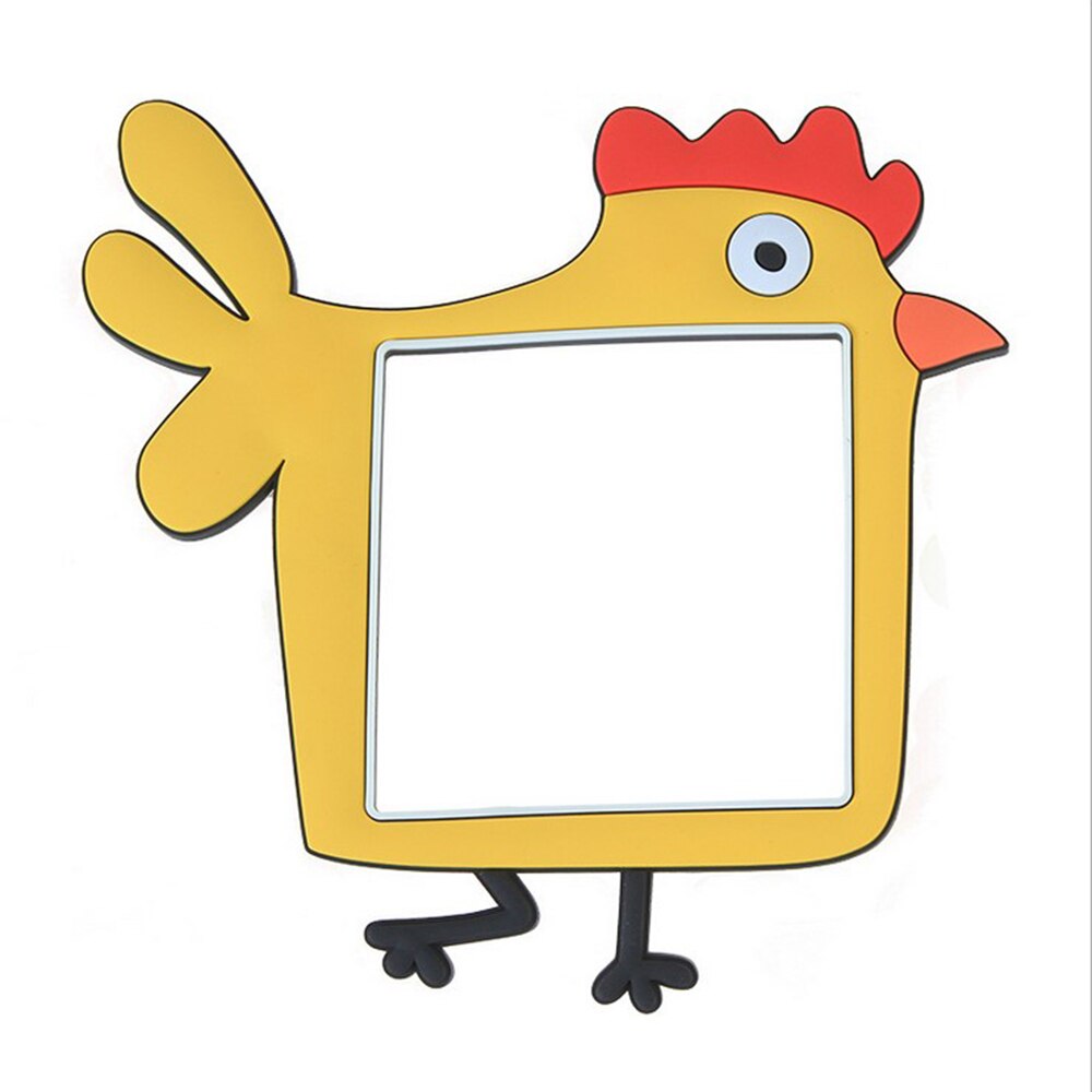 Waterproof Luminous Silicone Power Plug Stickers Home Decoration Cartoon Switch Wall Stickers Room Decor accessories: Chicken