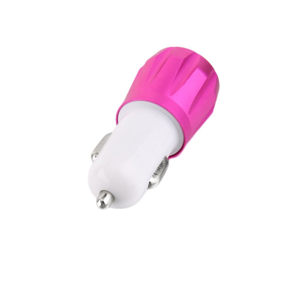 2.1A&1A Aluminum 2 USB Ports Universal Dual USB Car Charger For iPhone 5 6 6 plus For ipad 2 3 4 5 For Samsung Galaxy S4 S5