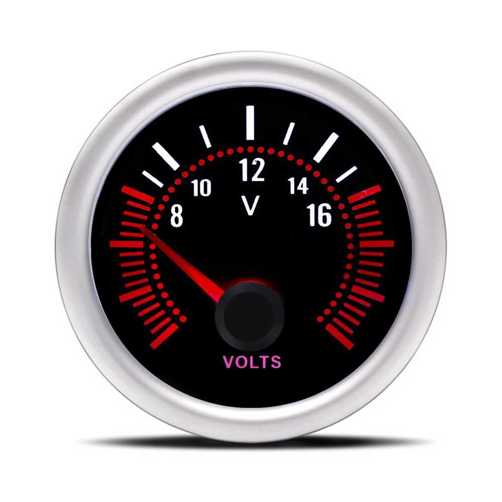 YOMI 2" 52mm Smoke lens Boost gauge bar psi Vacuum Water temp Oil temp Oil press Voltmeter Fuel level Tachometer rpm gauge: Voltmeter