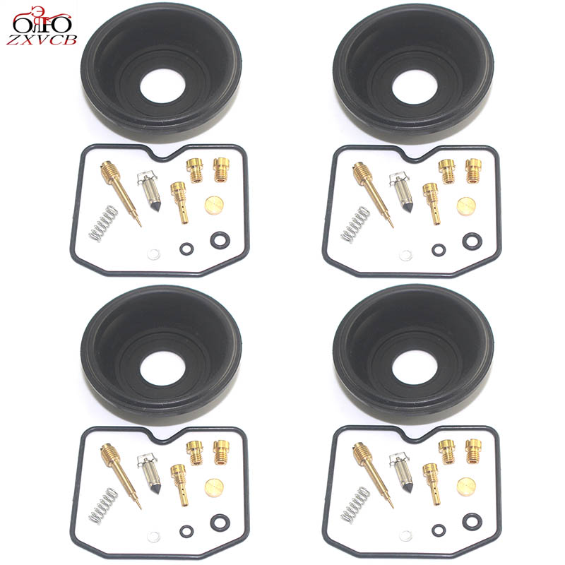 4 kit de réparation de carburateur de moto pour ZR550B 1990-1994 Zephyr 550 ZR 550 ZR550 B piston diaphragme
