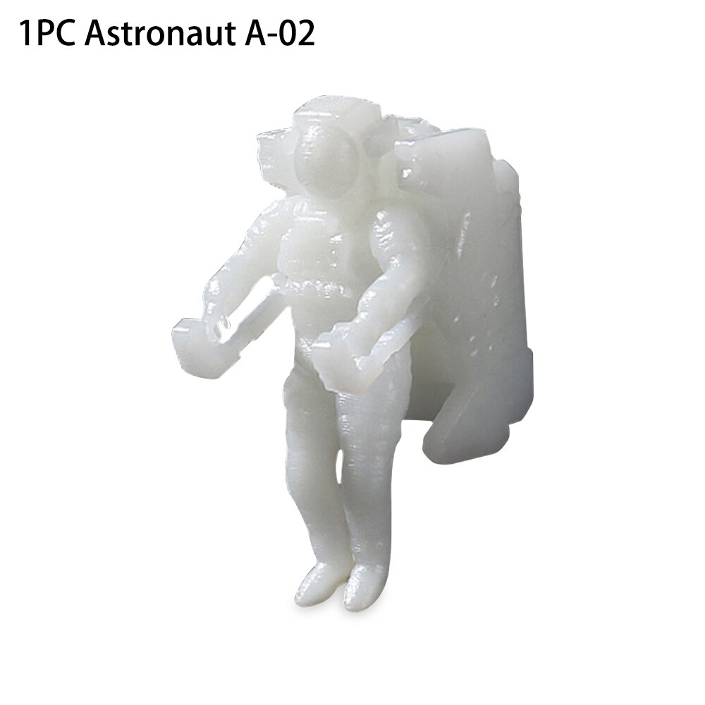 1PC 3D Mini Planet Astronaut Filling Molds Materials Micro Landscape DIY Craft UV Epoxy Resin Mould Jewelry Tool: 1PC A-02