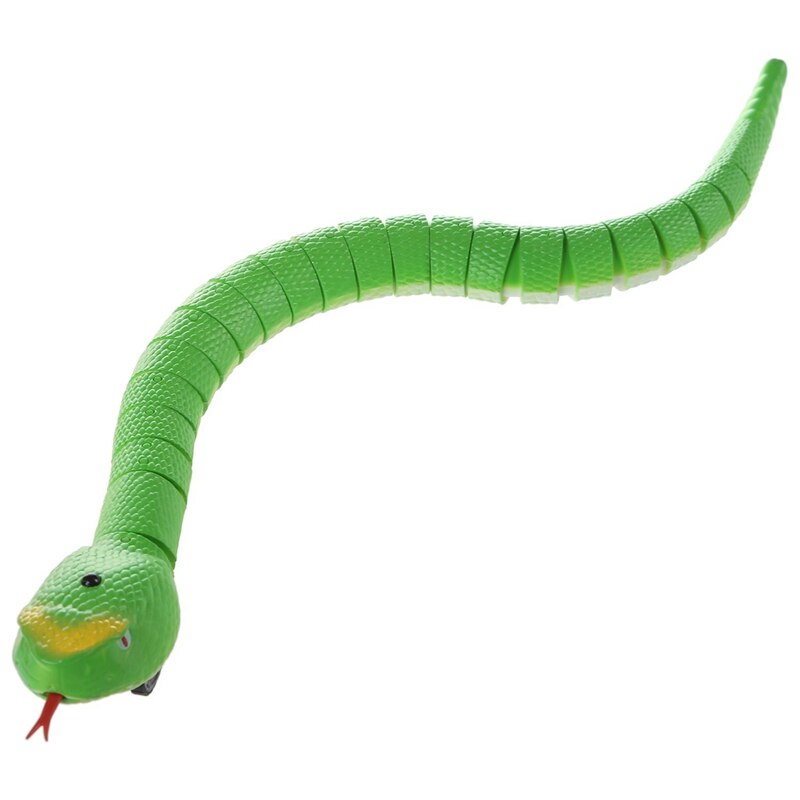 2 uds juguete de serpiente RC, serpiente de Control remoto recargable con interesante huevo de radiocontrol juguetes para niños, amarillo y verde