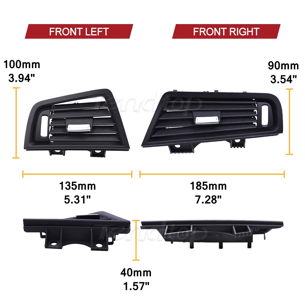 Klimaanlage entlüften Abdeckung Lenkrad Autos Verchromte Luft entlüften Gitter Abdeckung Tafel Für BMW F10 F11 F18 520i 523i 525i 528i 535i