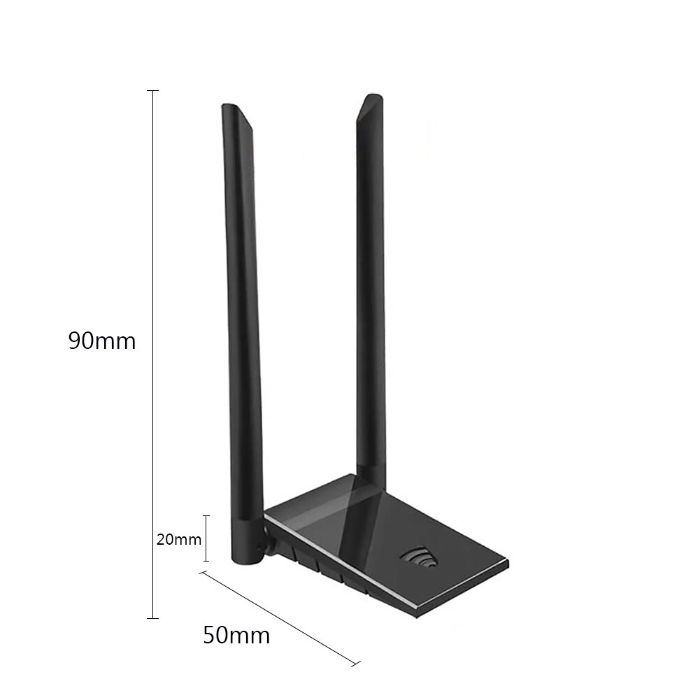 Desktop de banda dupla adaptador wi-fi sem fio usb 3.0 adaptador wi-fi 1200mbps placa rede sem fio wi-fi receptor para computador