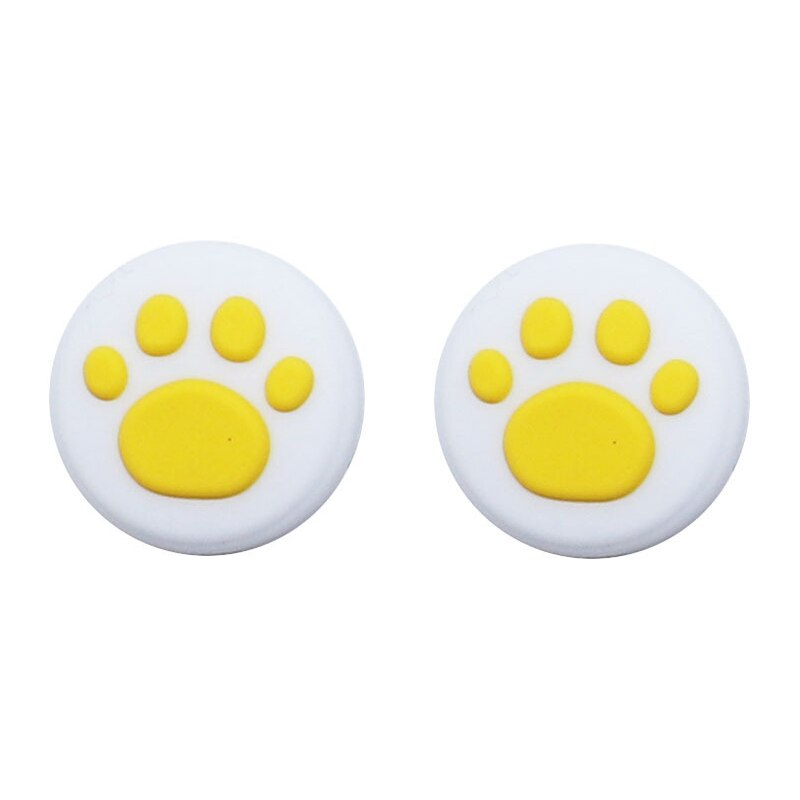 2PCS Lovely Cat Paw Thumb Stick Grip Cap Joystick Cover For Nintendo Switch NX Lite Joy-Con Controller Gamepad Thumbstick Case: 14