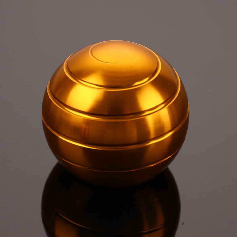 38Mm Desktop Decompressie Roterende Sferische Gyroscoop Bureau Fidget Speelgoed: Goud