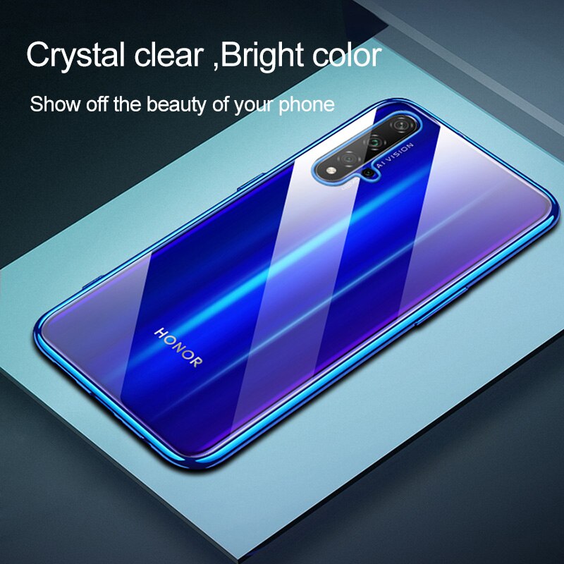 For Huawei Honor 20 Pro honor20 Pro Nova 5t Case Cover Silicone Shockproof soft cases on for Huawei Honor 20 v30 pro Transparent